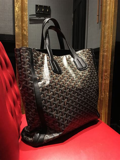 goyard men tote|authentic goyard tote.